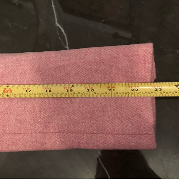 J. Crew Women’s Schoolboy Wool Pink Herringbone Blazer Size 2 With Gold Buttons - Picture 15 of 15